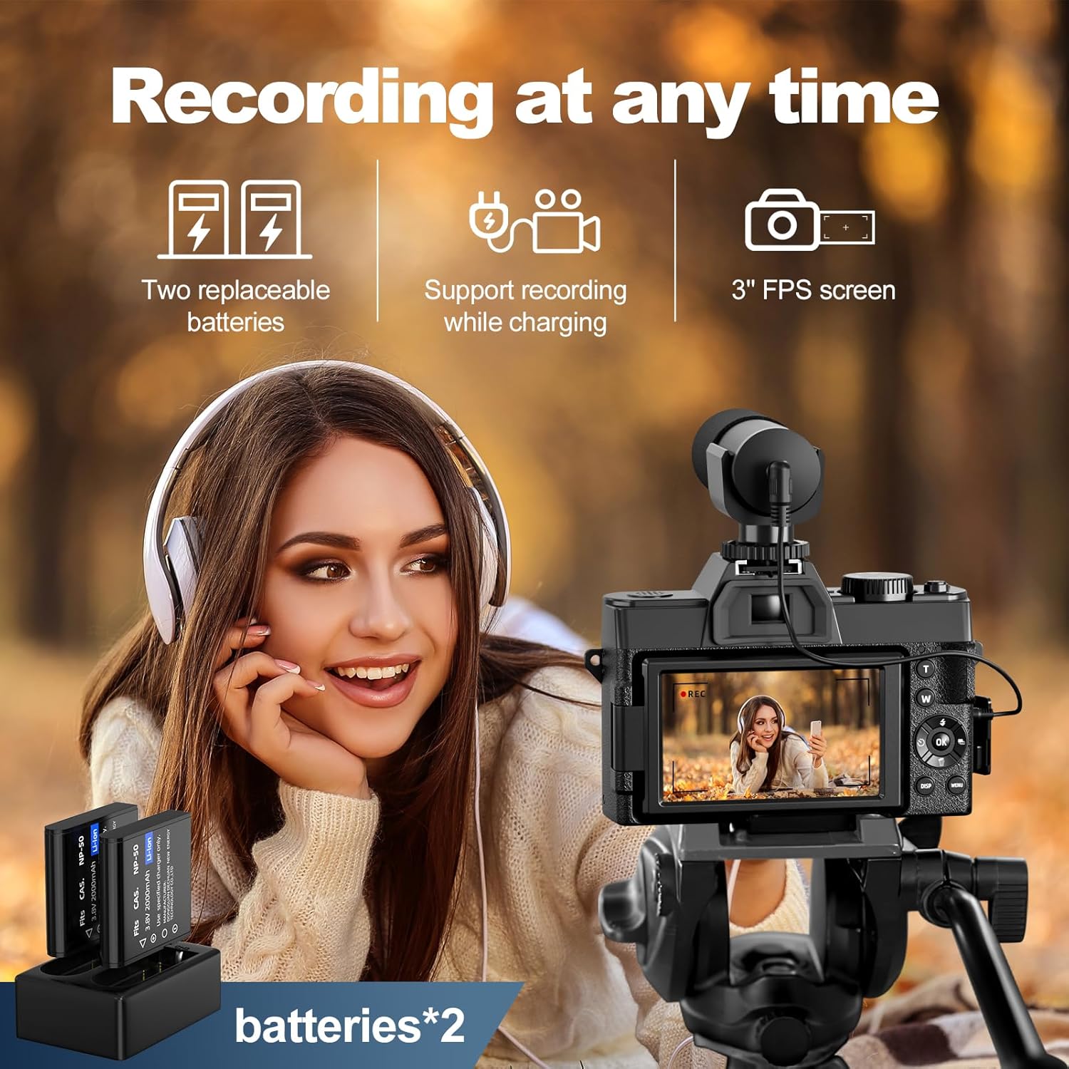 NBD S100F 48MP 4K Digital Came - Korean Lifestyle Youtubers のレビューと価格