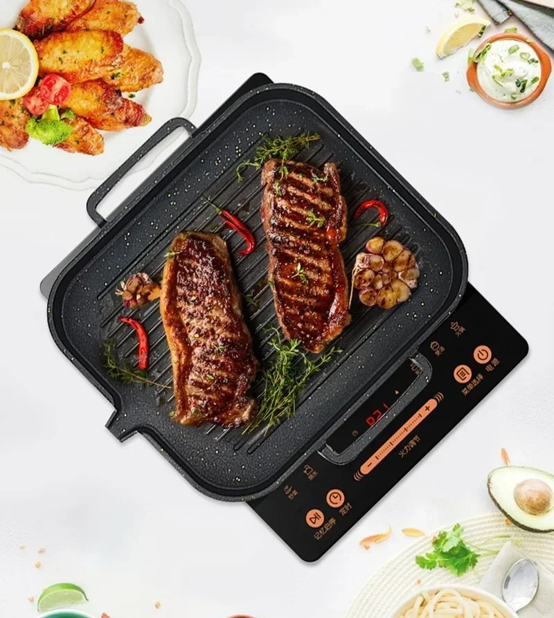 Aluminum Frying Pan Non-stick  - Korean Bbq Grill のレビューと価格