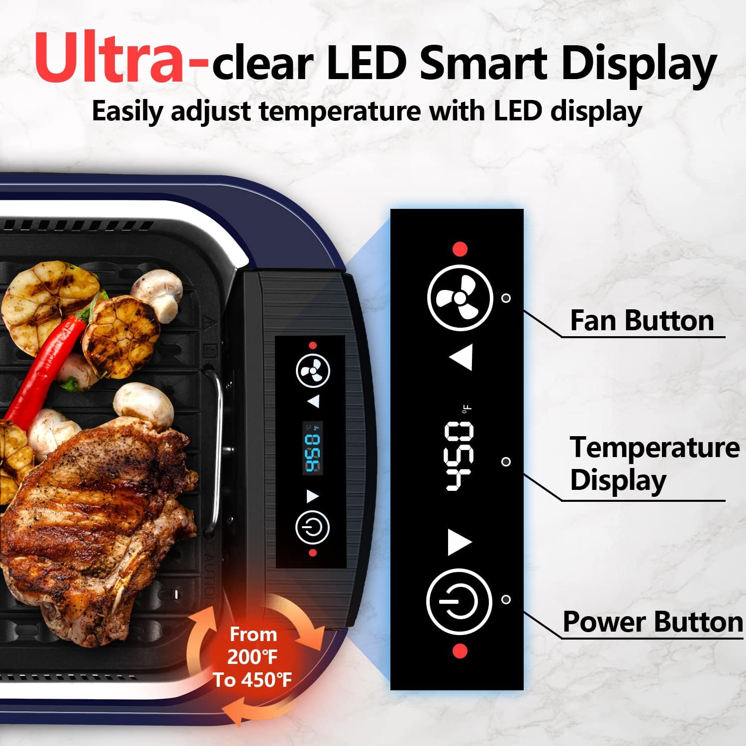 Smokeless Indoor Grill 1500W w - Korean Bbq Grill のレビューと価格