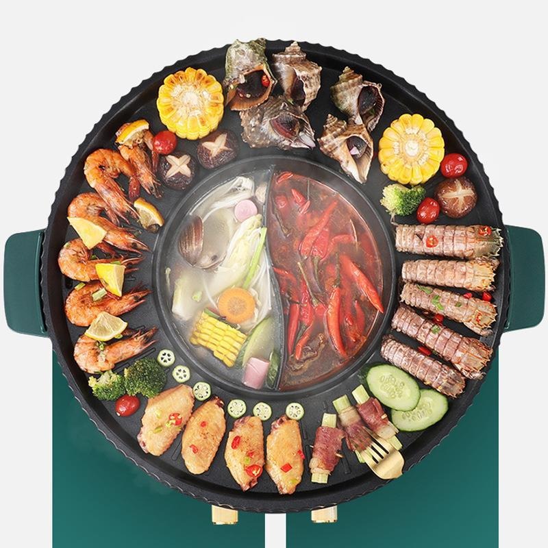 1600W Electric Multi-Cooker wi - Korean Bbq Grill のレビューと価格