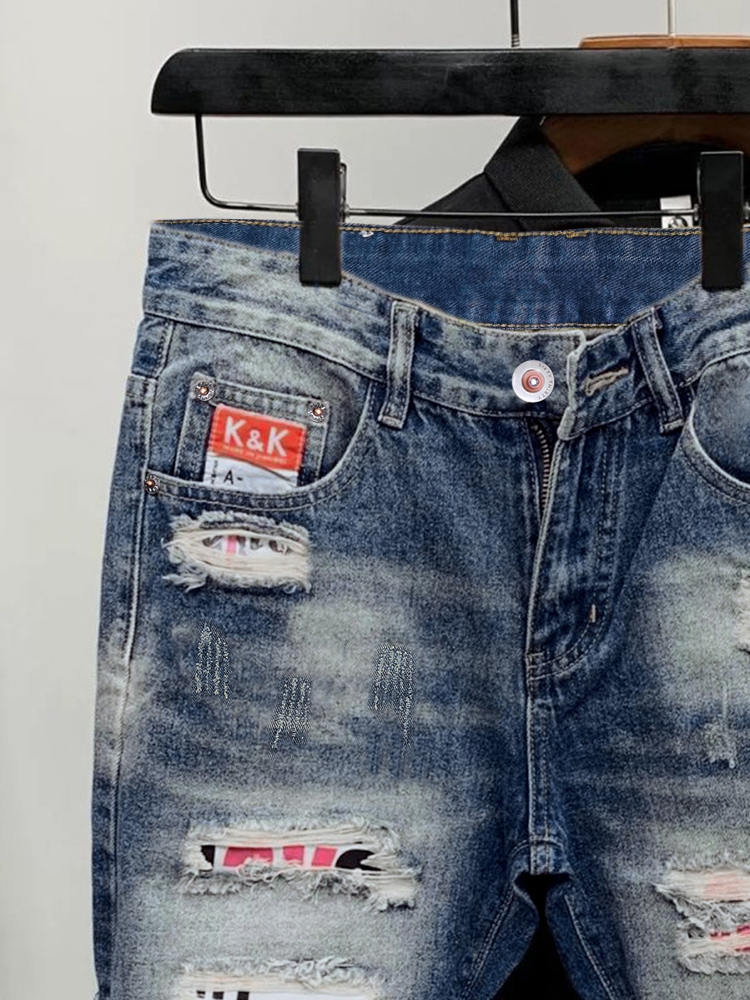 2026 Summer Ripped Straight Me - Korean Lifestyle のレビューと価格