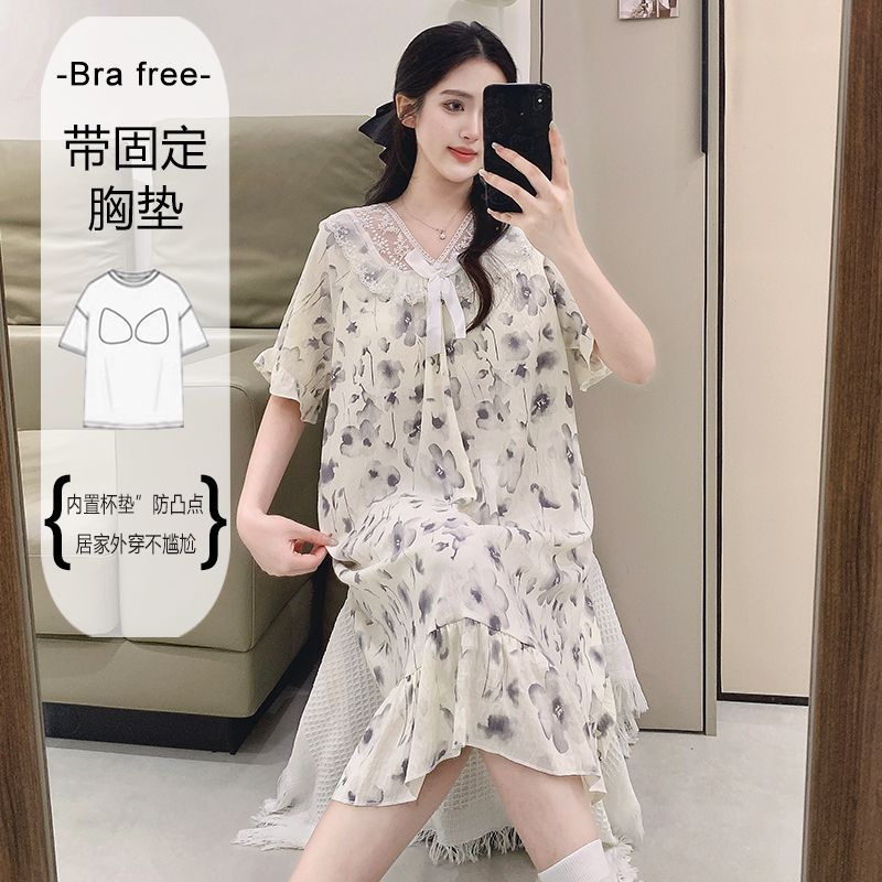 Plus Size Sweet Floral Print N - Korean Lifestyle のレビューと価格