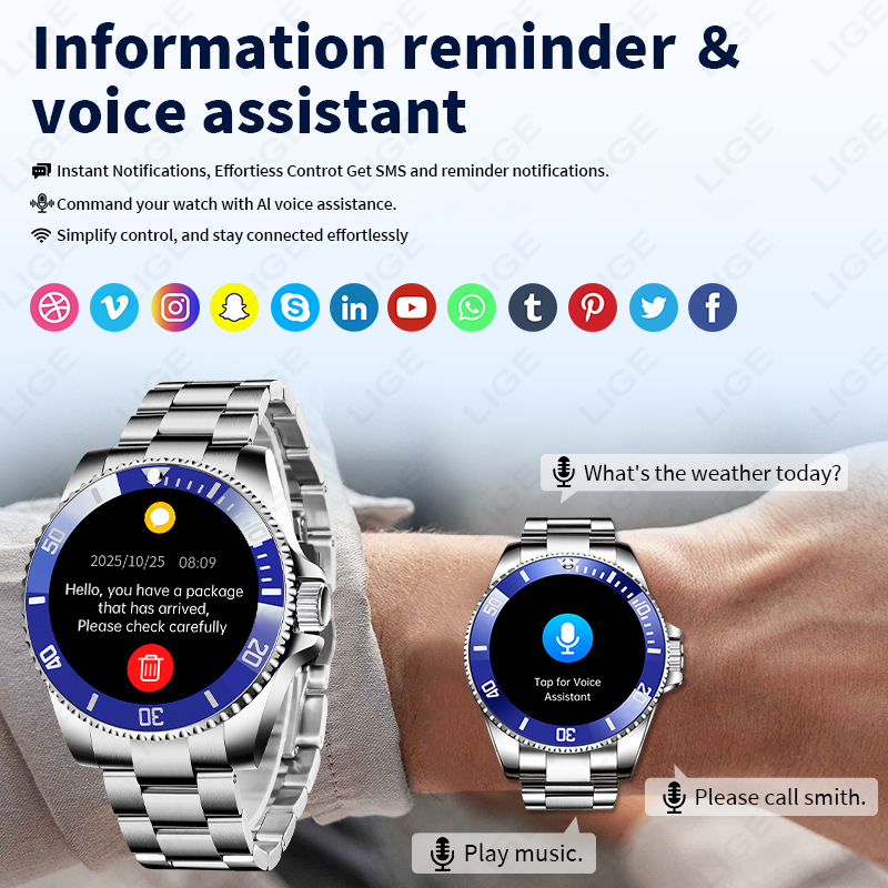 New 2026 Style Luxury Smart Wa - Korean Men Lifestyle のレビューと価格