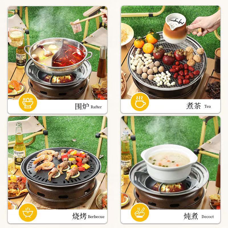 Portable Charcoal Grill Set fo - Korean Bbq Grill のレビューと価格