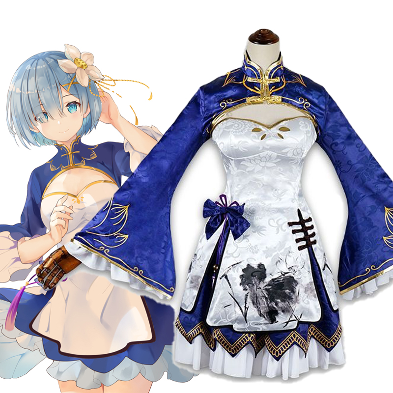 Rem Ram Cosplay Cheongsam Anim - South Korea Lifestyle のレビューと価格