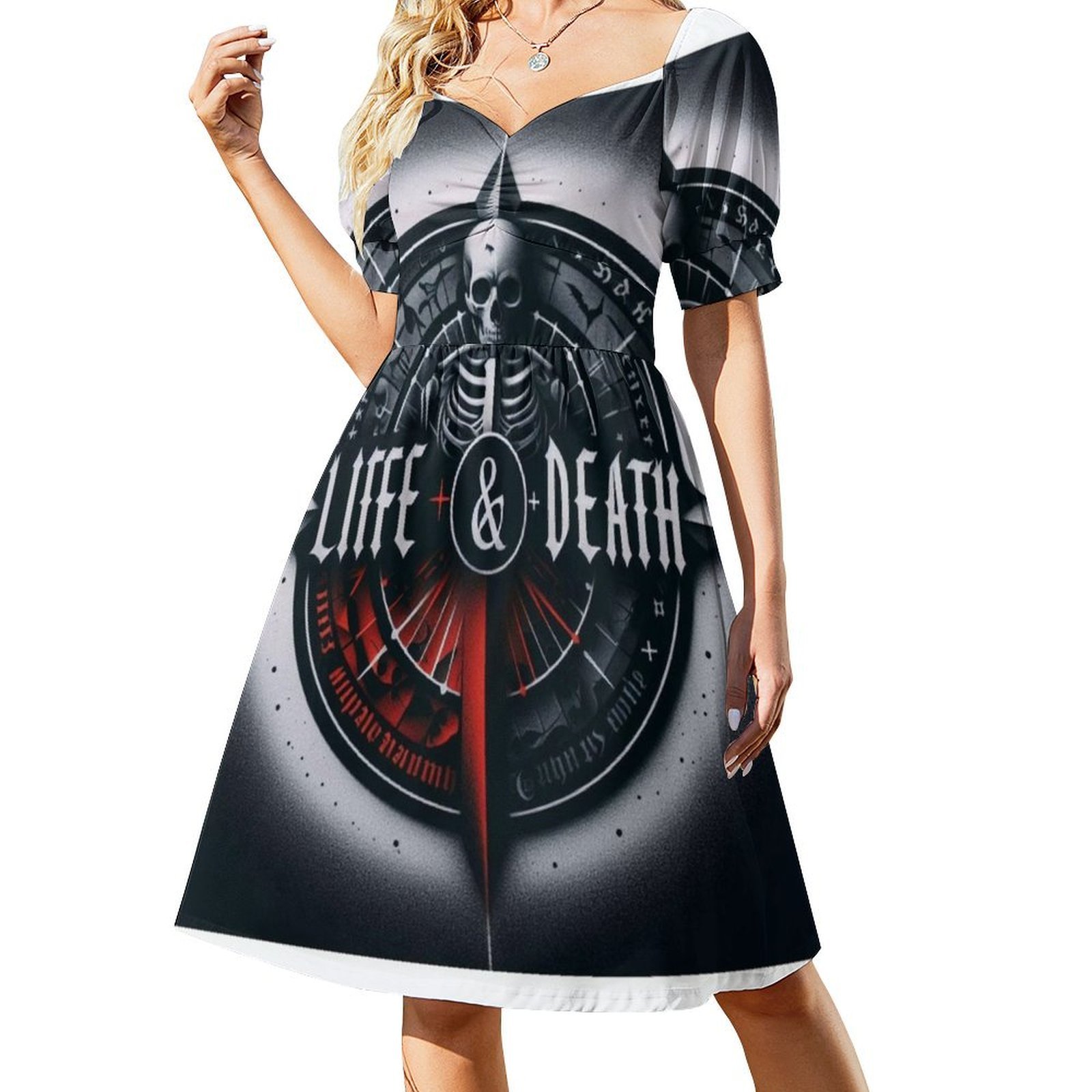 Death Korean Style Casual Dres - Korean Lifestyle のレビューと価格