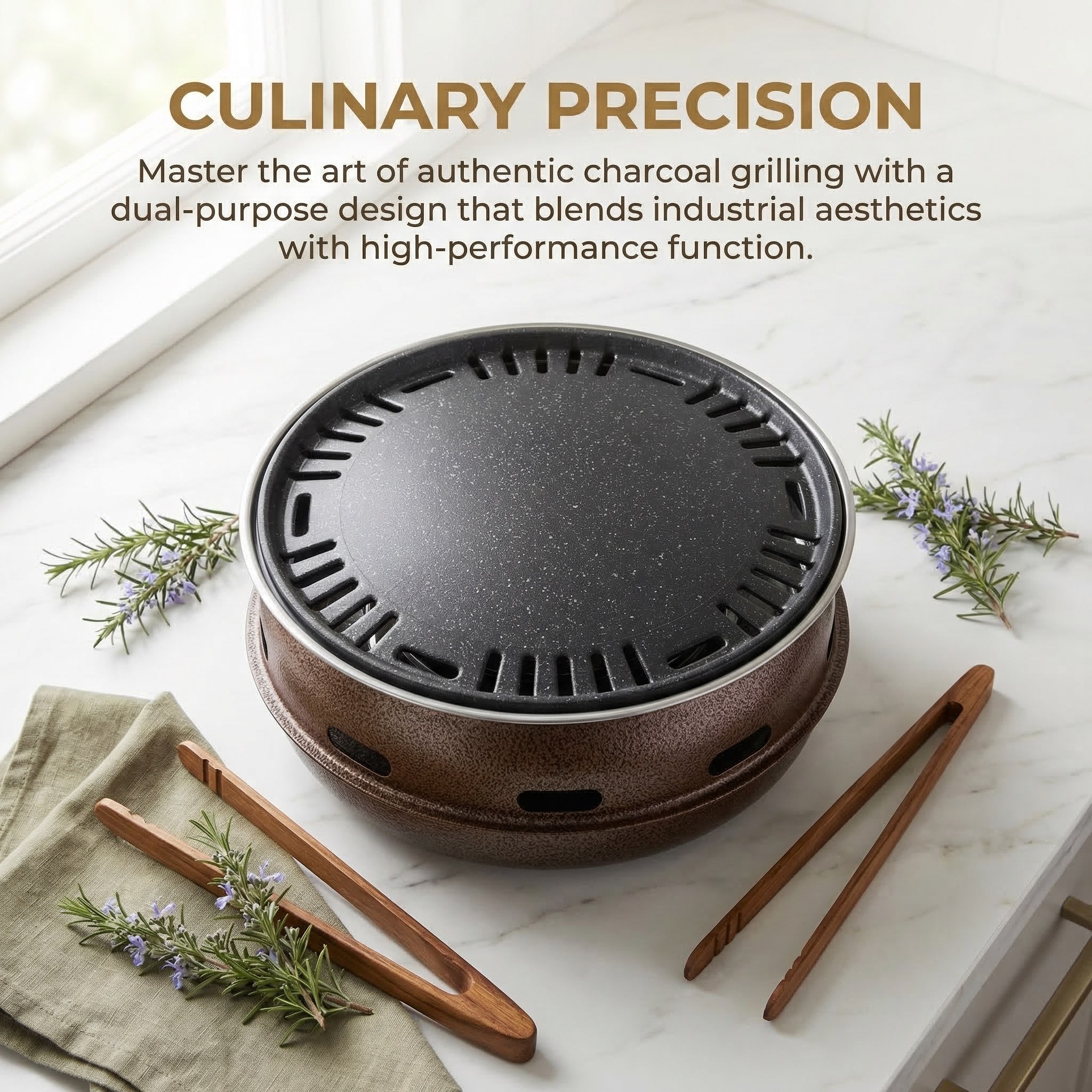 Portable Charcoal BBQ Grill, D - Korean Bbq Grill のレビューと価格