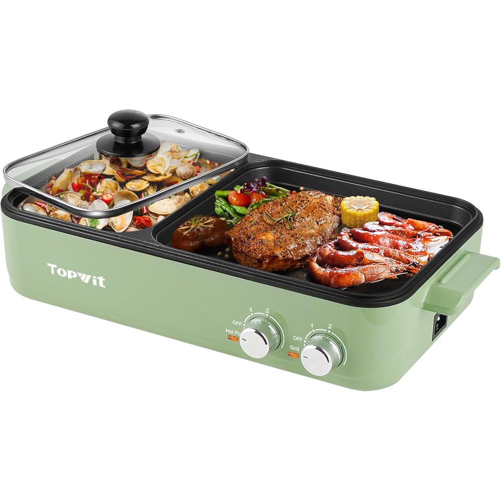 Hot Pot Electric with Grill, 2 - Korean Bbq Grill のレビューと価格